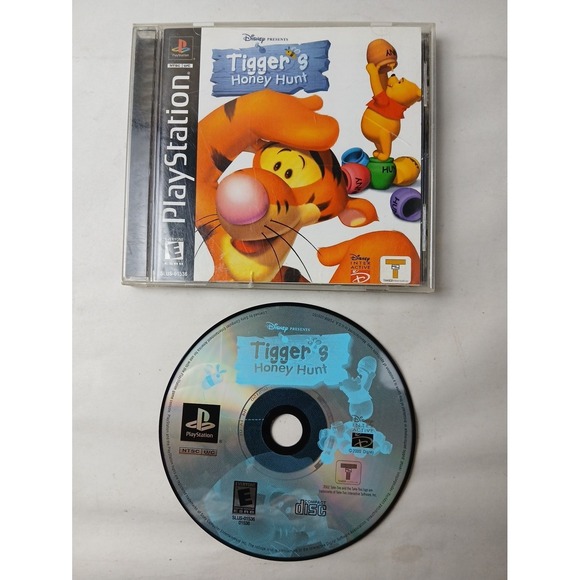 Other - Tiggers Honey Hunt Sony PlayStation 1 2000 PS1 Complete CIB Reg Card